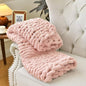 Throw Blanket - Blush Pink